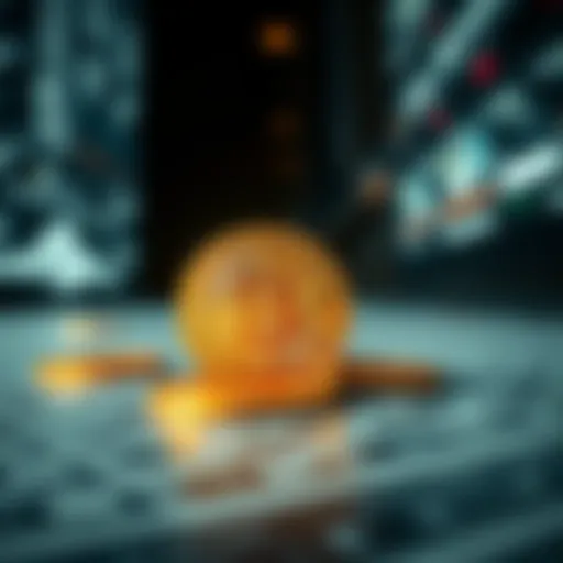 Visual representation of cryptocurrency transactions