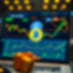 Dynamic cryptocurrency trading interface showcasing advanced features