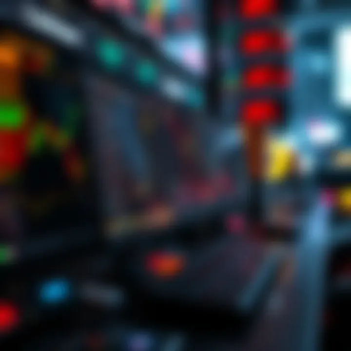 Illustration of risk management techniques for traders