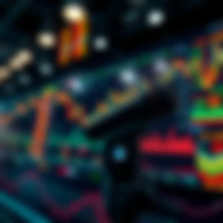 Graphical representation of trading tools and analytics