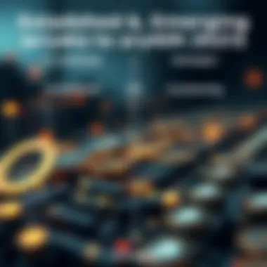 A visual comparison chart of established and emerging cryptocurrencies for mining
