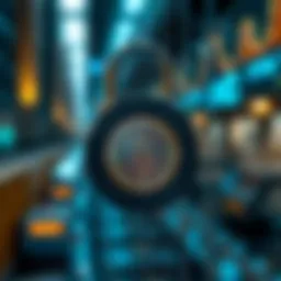 A secure digital lock symbolizing cryptocurrency security measures