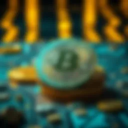 Conceptual representation of digital currency