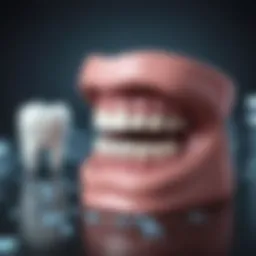 A visual representation of blockchain technology in dental care