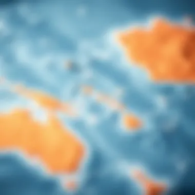 Geographical Context of the Marshall Islands Map highlighting the Marshall Islands in the Pacific