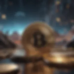 Cryptocurrency mining operations showcasing advanced technology