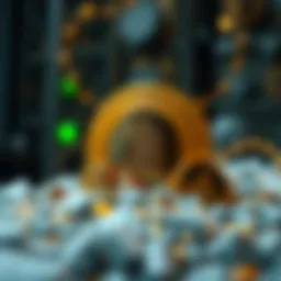 Conceptual representation of mpool within a blockchain ecosystem