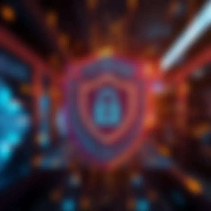 Digital Privacy Shield Concept