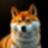 The Shiba Inu Coin logo symbolizing its rise in the cryptocurrency market