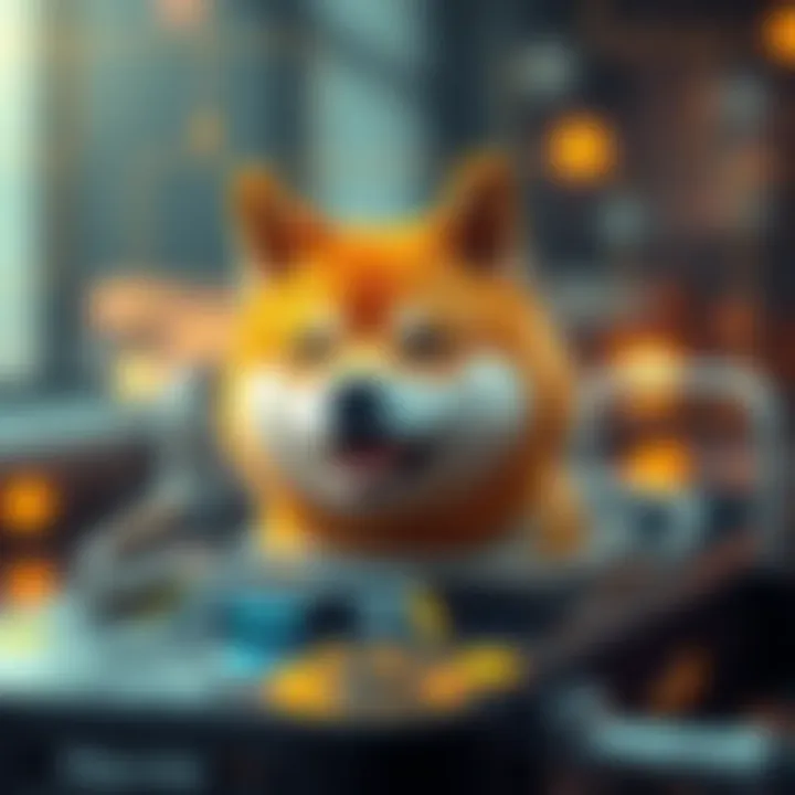 An illustration of the technological framework supporting Shiba Inu Coin