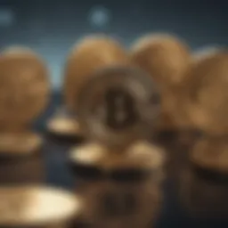 Visual representation of token swaps in cryptocurrency