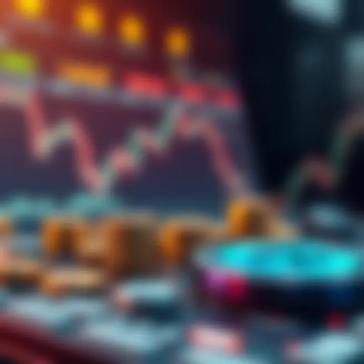 Illustration of digital assets and trading strategies