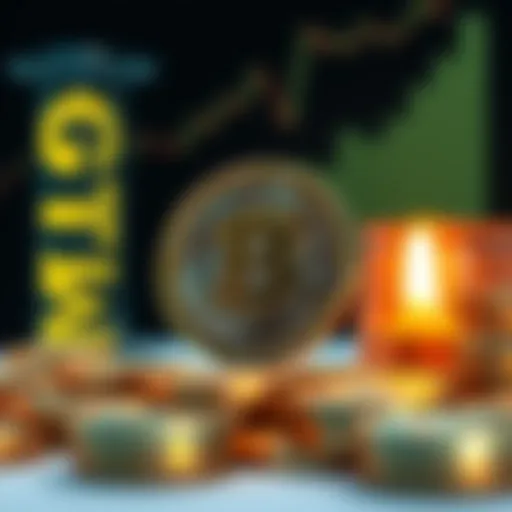Conceptual representation of cryptocurrency education