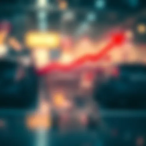 Symbolic representation of e-commerce growth