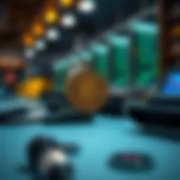 Visual representation of cryptocurrency education