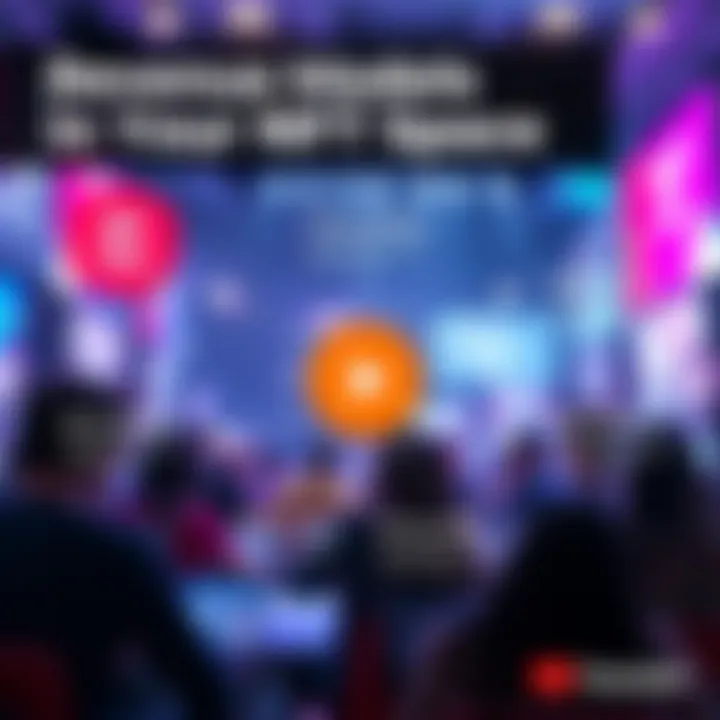 An infographic displaying potential revenue streams from NFTs for digital content creators