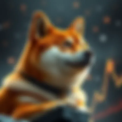 Visual representation of the rise of Shiba Inu Coin in the cryptocurrency market