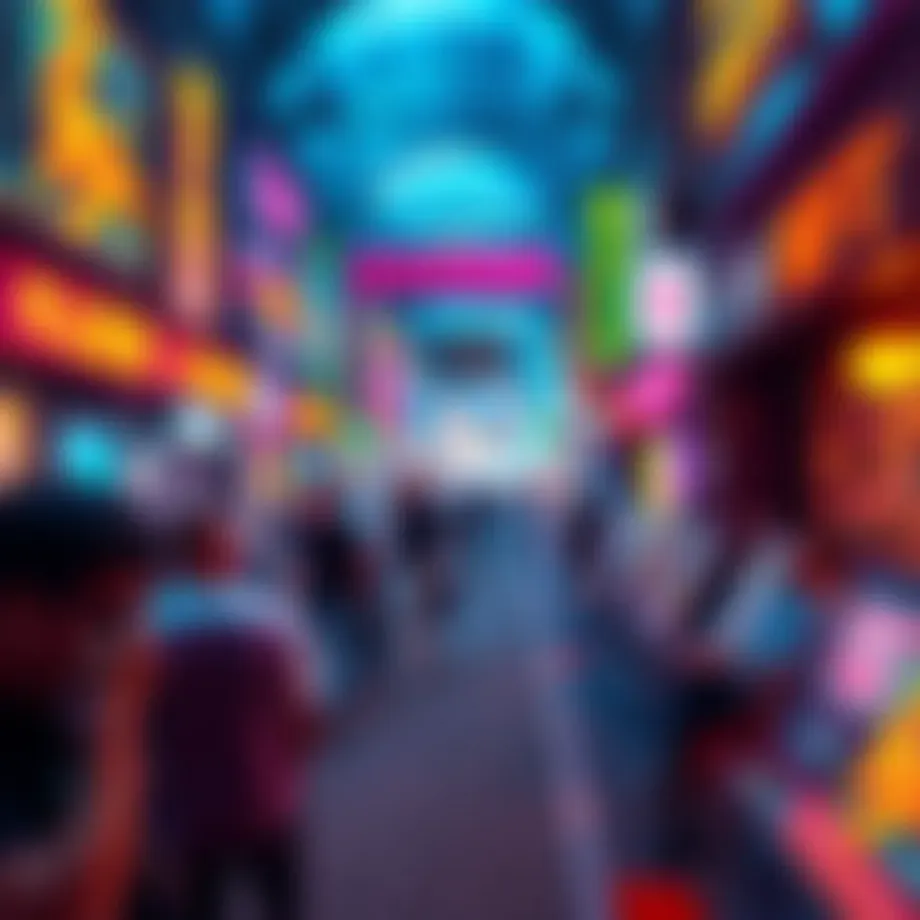 Colorful digital artwork showcasing NFT concepts