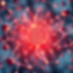 An abstract representation of blockchain nodes interconnected