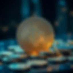 Conceptual representation of digital currency