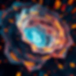 Conceptual depiction of vortex trading in cryptocurrency